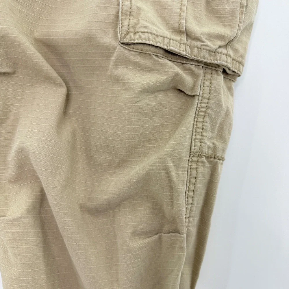 GAP Kids Beige Cargo Pants Size L‎ (10) Drawstring Waist Utility Pockets